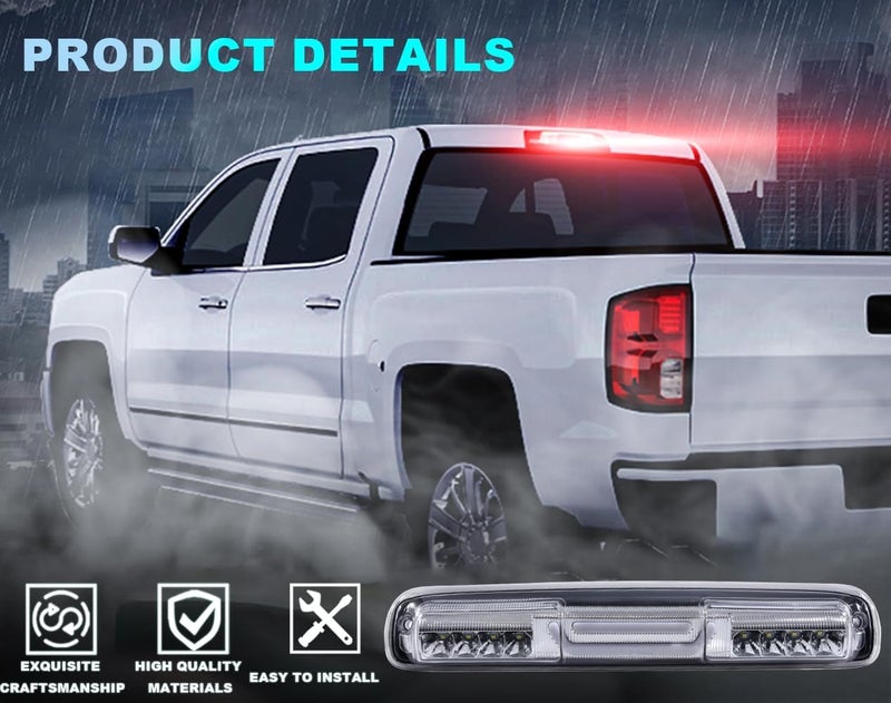 PIT66 3rd Brake Light Compatible with Chevy Silverado 1500 2500 3500 & HD Models (99-06 silverado/sierra) - Image 3